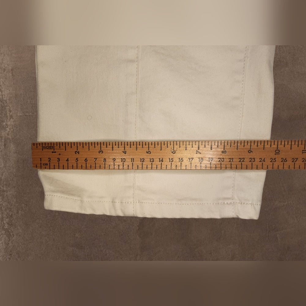 Marc New York Beige High Rise Wide Leg Jeans NWT Size 4 (A1) - Picture 7 of 11
